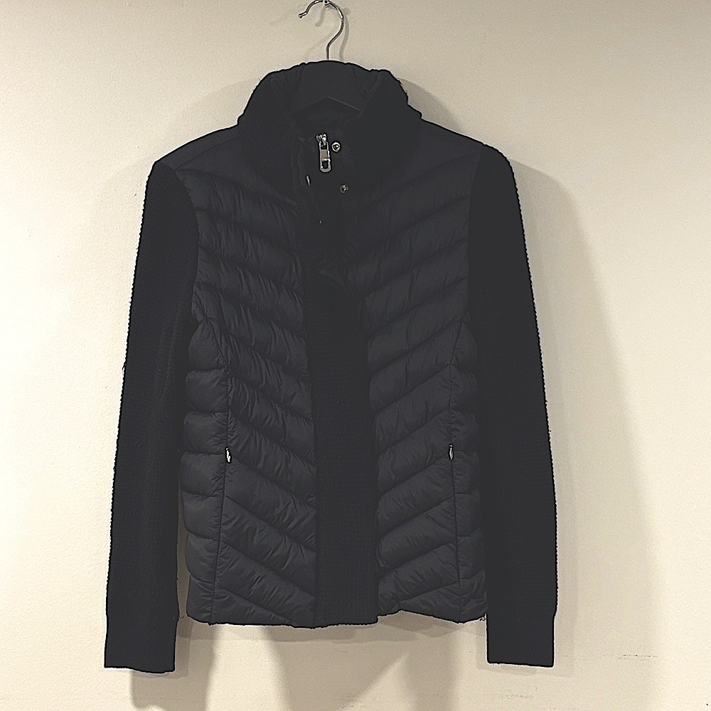 Calvin Klein Black Quilted Outerwear